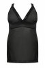 Samara black chemise XL+ ( czarna halka )